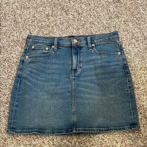 JCrew Factory Classic Denim Skirt